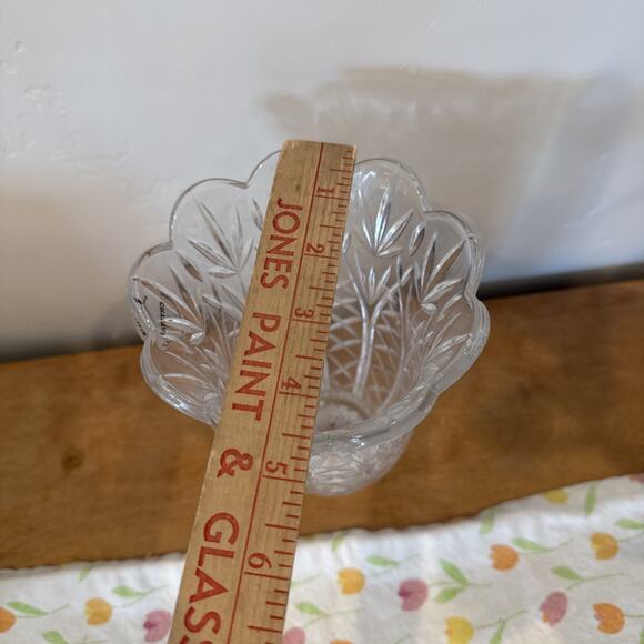 Imperial Elegant Vintage Antique MCM Cut Crystal Glass Flower Vase Fine 24% Lead - Picture 5 of 7